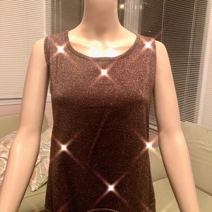 August Silk - Sparkling Bronze Tank